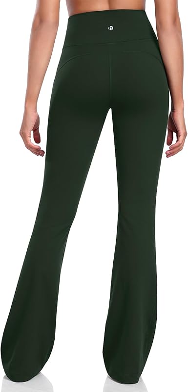 Mellow Flare Leggings – High Waist Tummy Control Wide Leg Yoga Pants