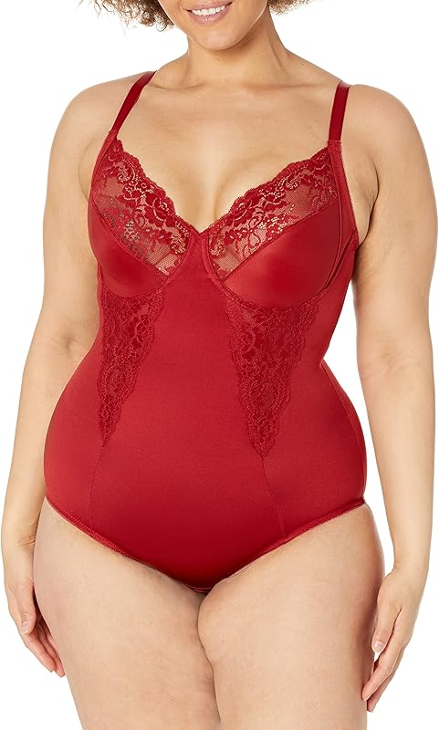 Maidenform Women’s Shapewear Bodysuit – Tummy Control with Underwire Bra