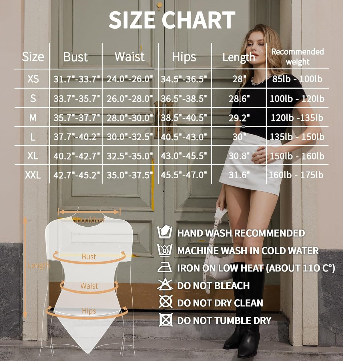 Women's Round Neck Short Sleeve Bodysuit T Shirts Basic Body Suit Tops