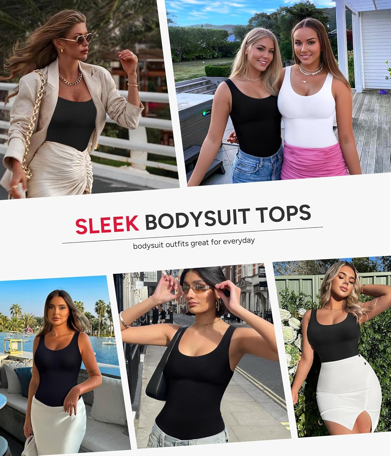 Womens' Waist Trainer Seamless Round Neck Tummy Control Shapewear Bodysuit