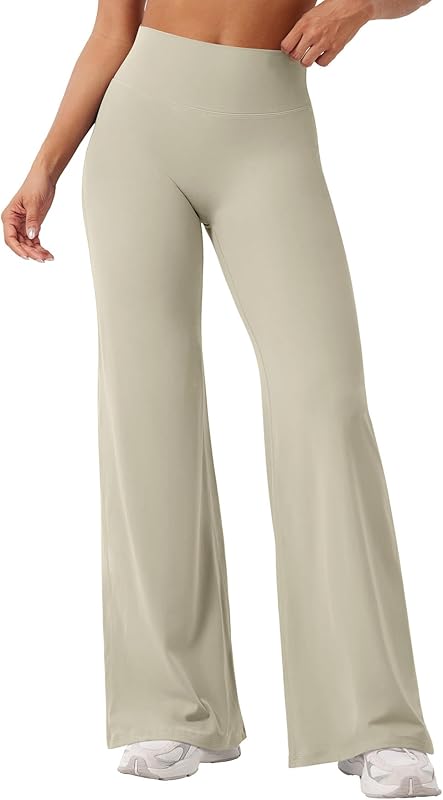 Women’s High Waist Workout Leggings – No Front Seam Straight Leg Gym & Yoga Pants