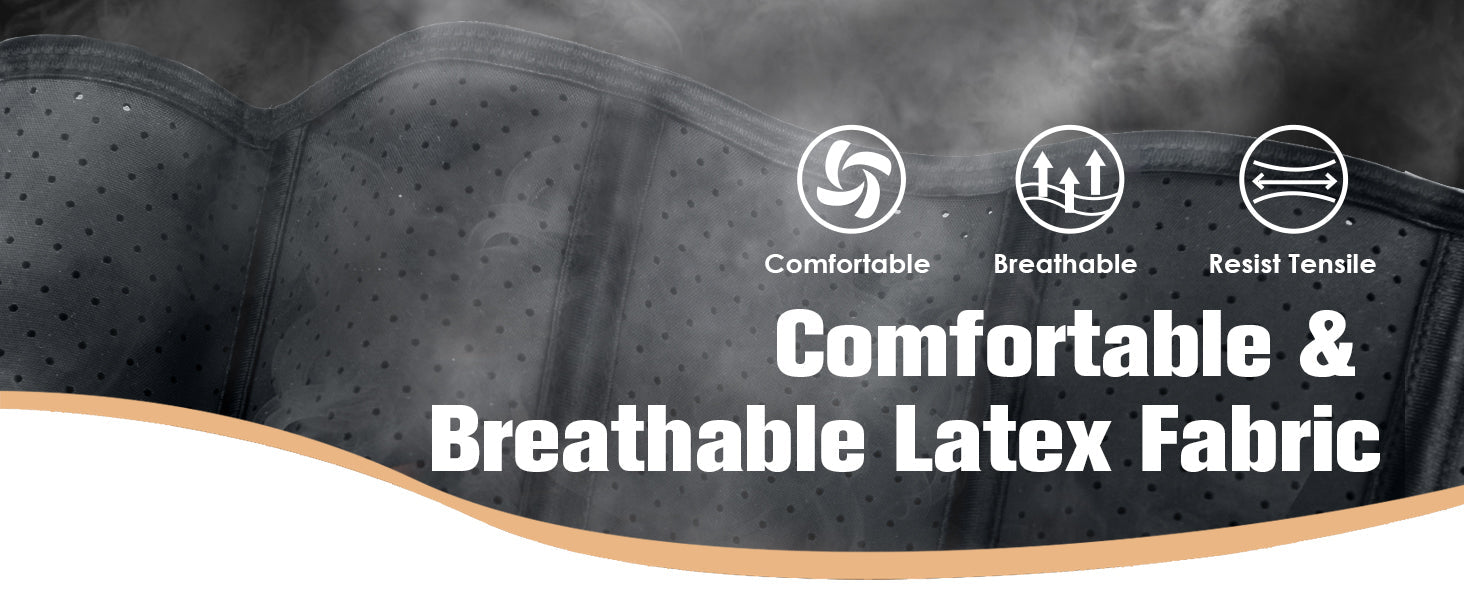 Latex Waist Cincher for Women – Tummy Control Sport Shapewear