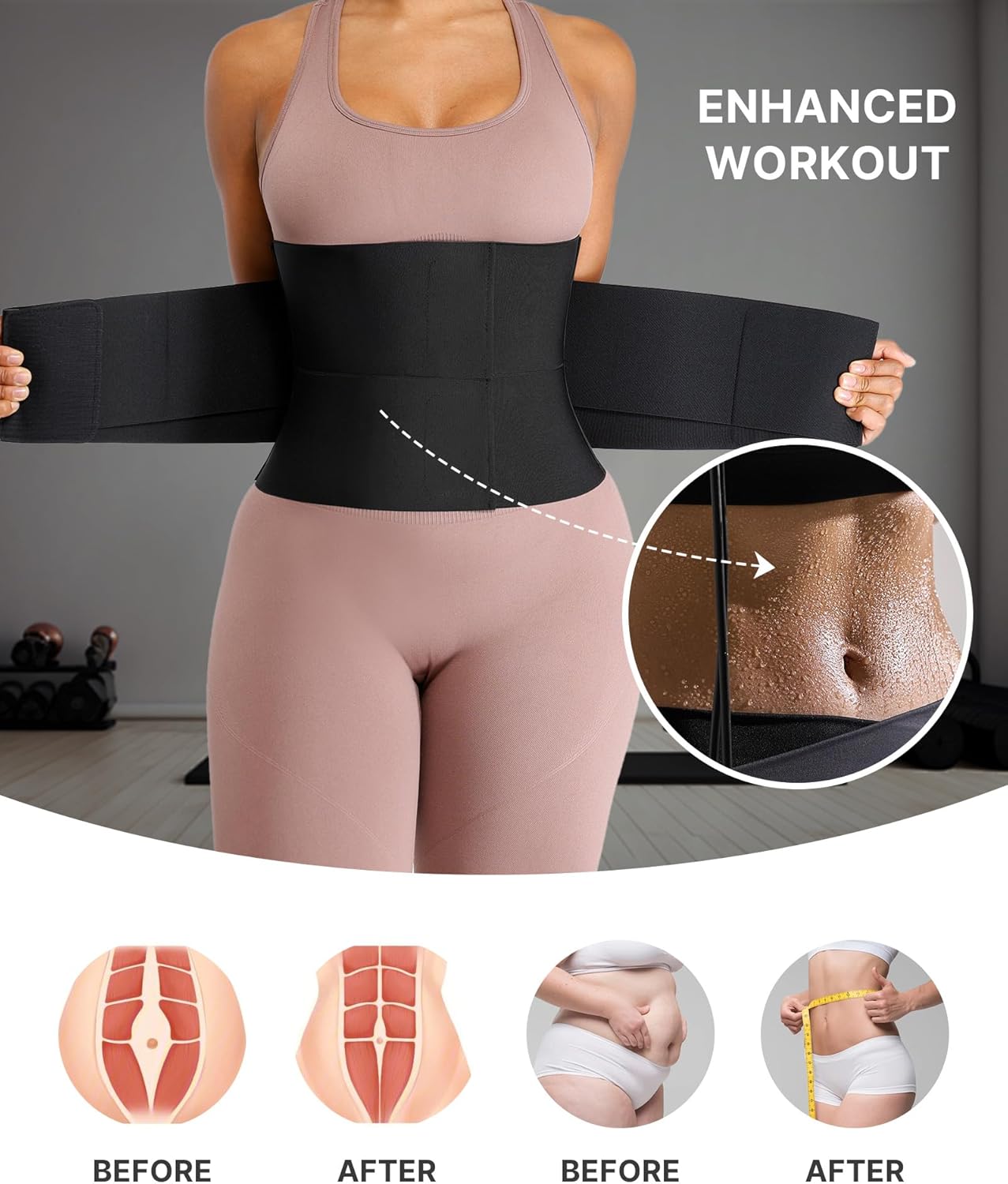 Waist Cincher Shapewear for Women – Tummy Control Corset Belt