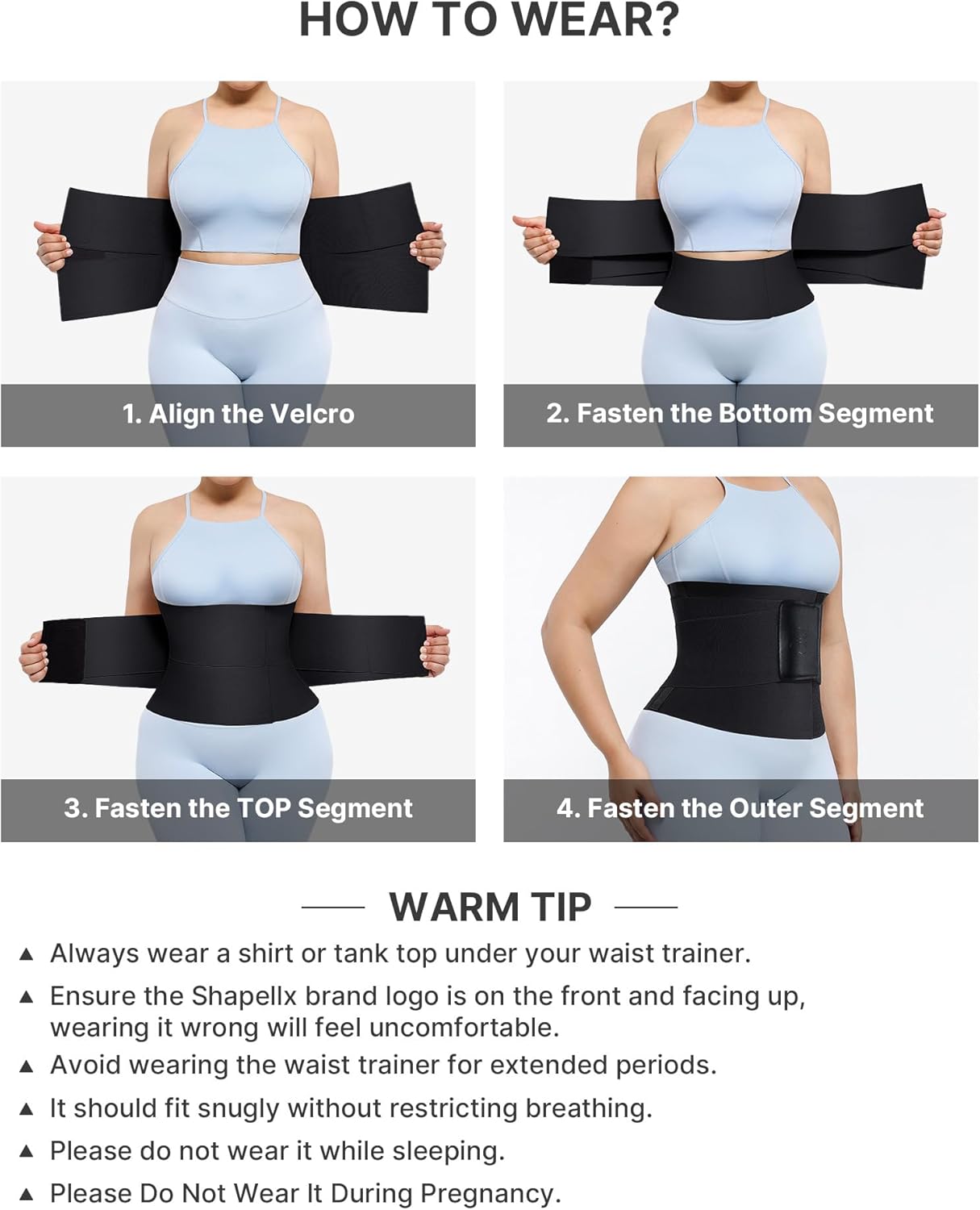 Waist Cincher Shapewear for Women – Tummy Control Corset Belt
