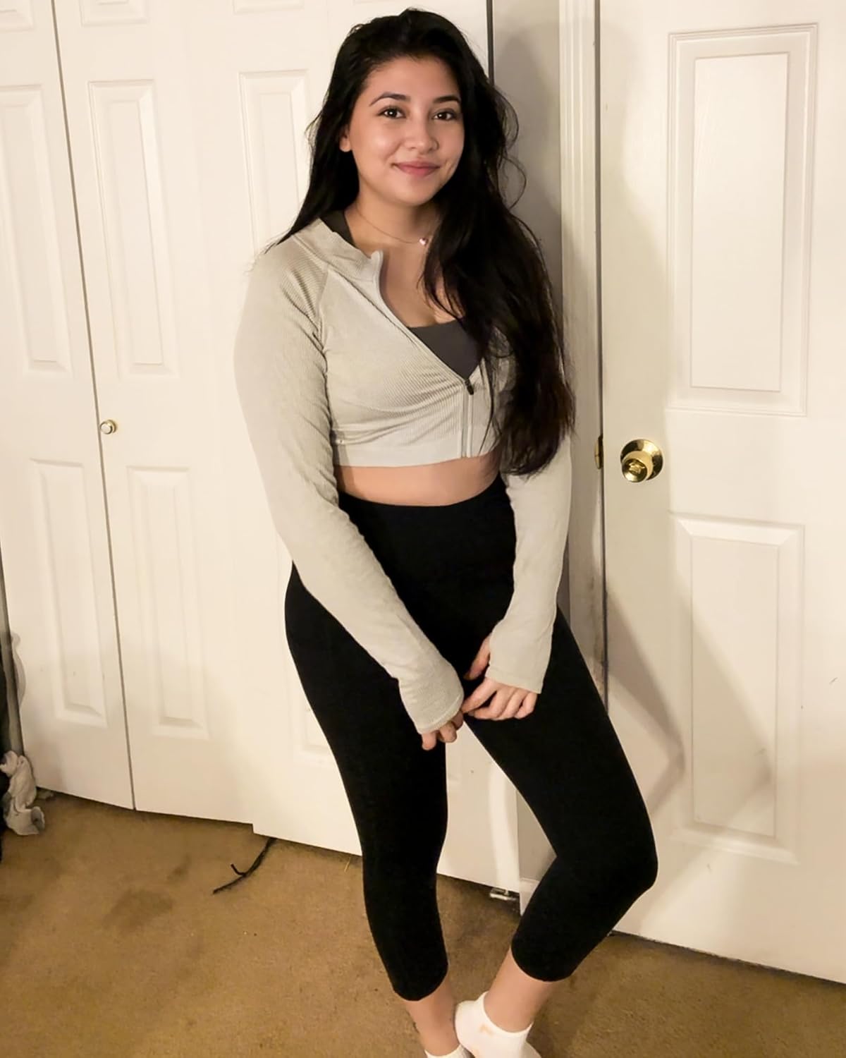 Stelle Women’s High Waist Capri Leggings – Yoga, Workout & Cycling Pants with Pockets