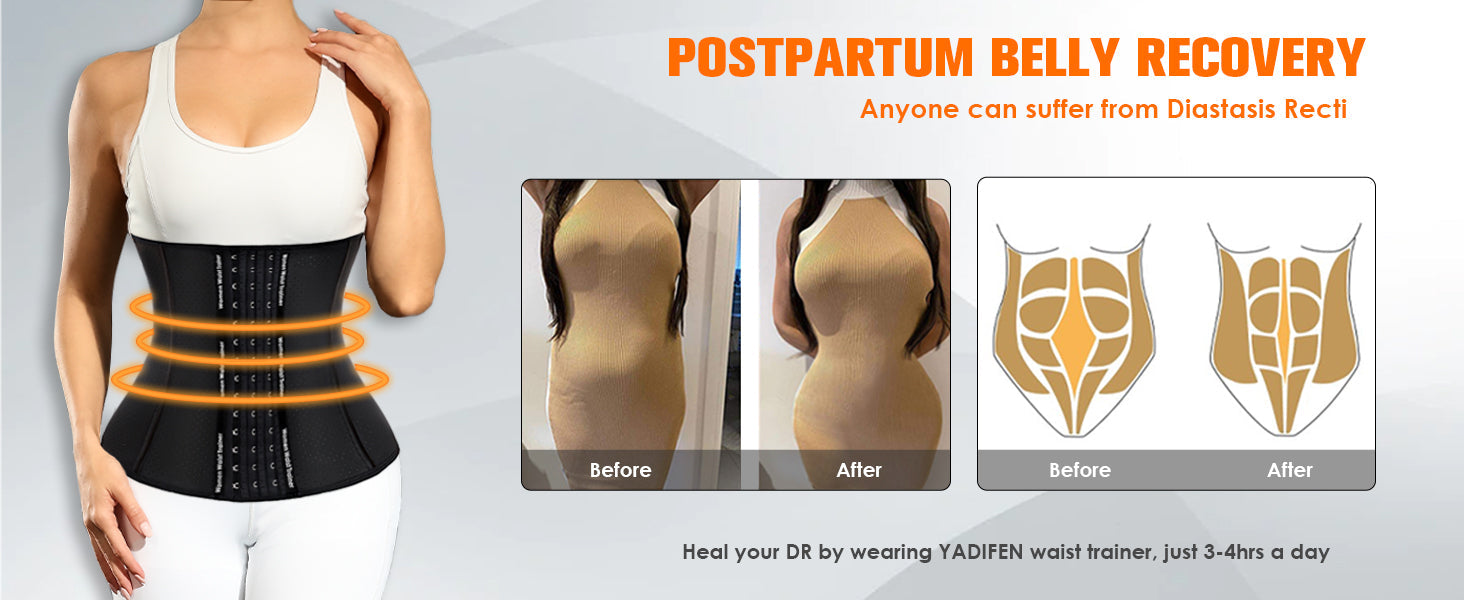 Latex Waist Cincher for Women – Tummy Control Sport Shapewear