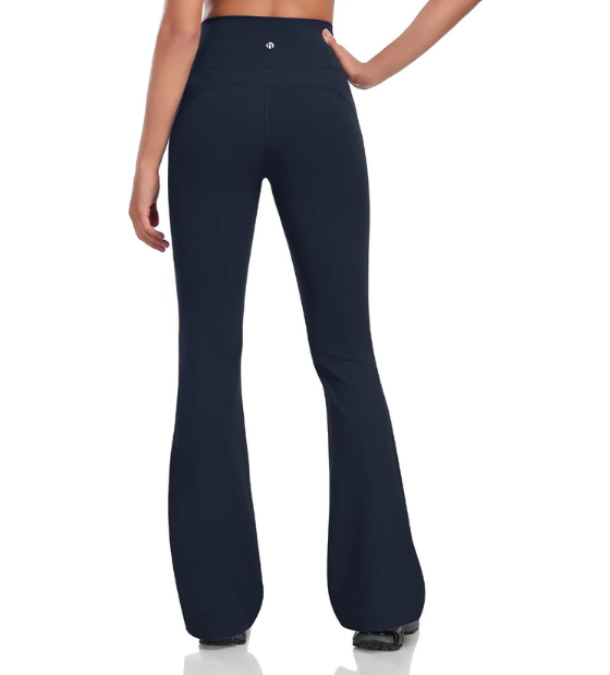 Mellow Flare Leggings – High Waist Tummy Control Wide Leg Yoga Pants