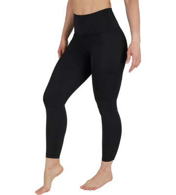 Yogalicious High Waist Ultra Soft 7/8 Ankle Length Leggings with Pockets for Women