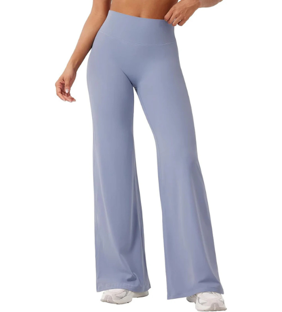 Women’s High Waist Workout Leggings – No Front Seam Straight Leg Gym & Yoga Pants