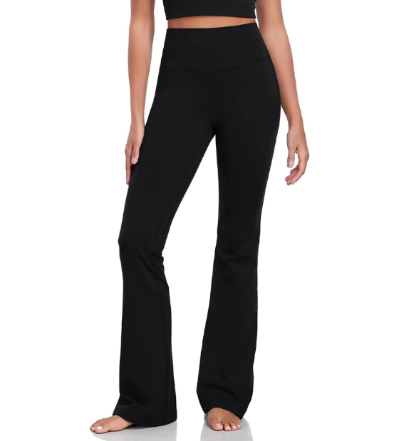 Harmony Flare Leggings – High Waist Tummy Control Wide Leg Yoga Pants