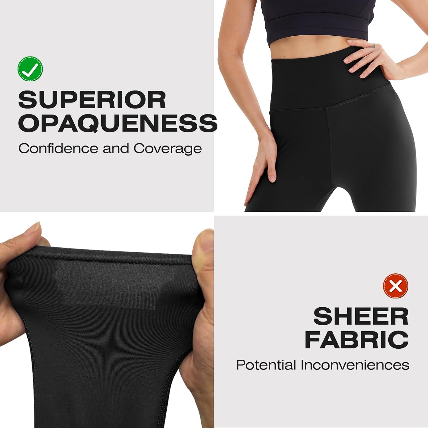 Leggings for Women - Soft High Waisted Tummy Control Workout Yoga Pants