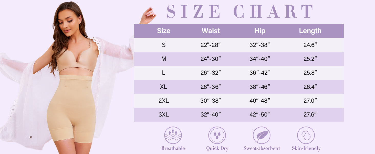 Tummy Control Shapewear Shorts Thigh Slimmer High Waisted Shapewear Women Girdles Shorts Women Shapewear Under Dress