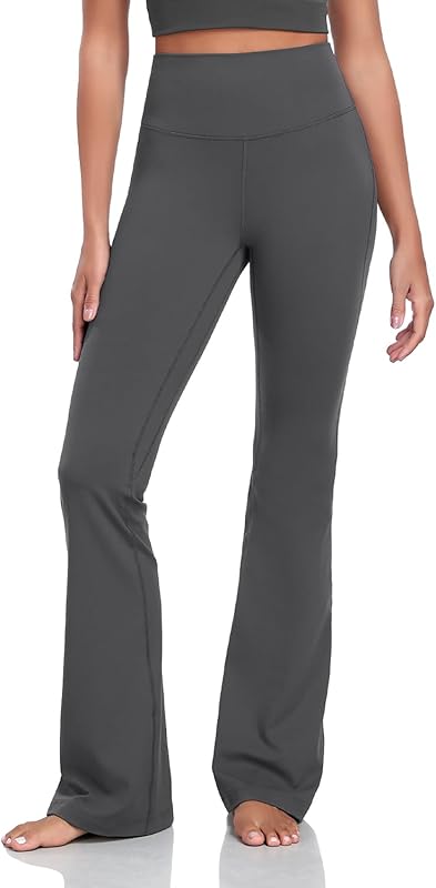 Harmony Flare Leggings – High Waist Tummy Control Wide Leg Yoga Pants