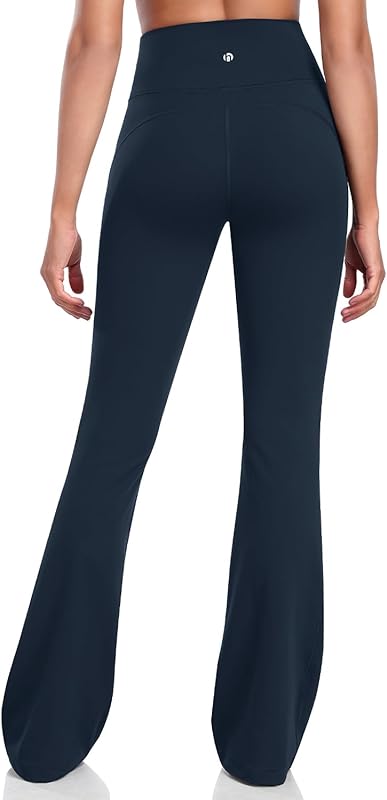 Mellow Flare Leggings – High Waist Tummy Control Wide Leg Yoga Pants